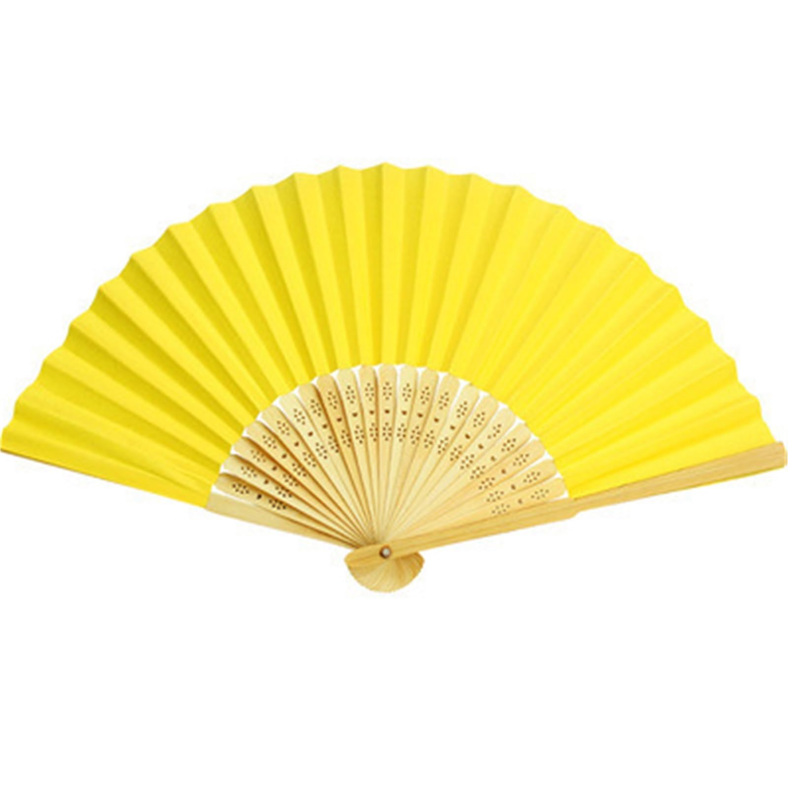 ENSDIEPLS Paper Wood Folding Fan