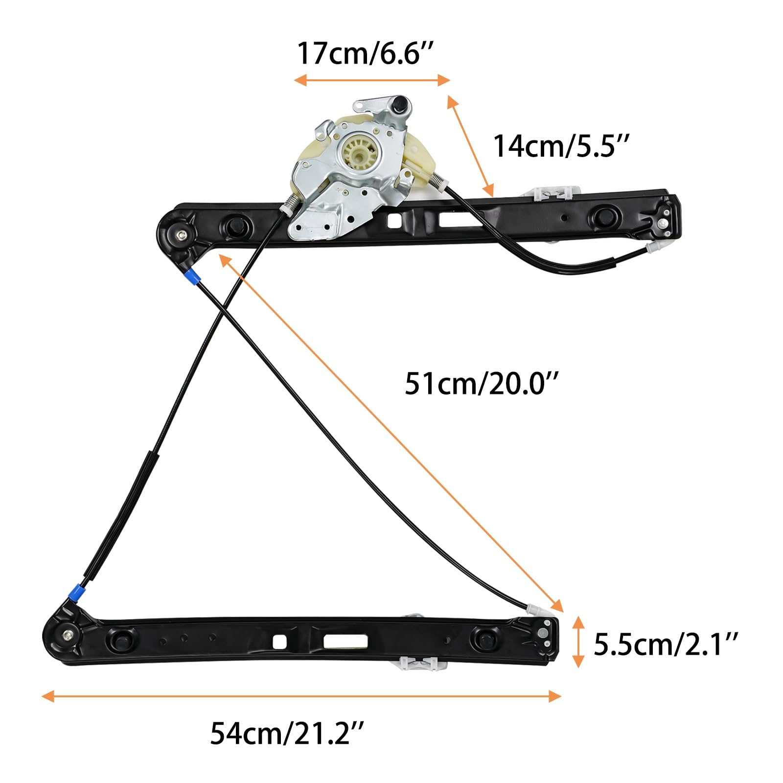 Elevalunas CON MOTOR Para Para 3-Series Para E46 323i 325i 330i 1999-2005 Elevalunas Eléctrico Con Motor RH Lado Del Conductor Accesorios de estilo