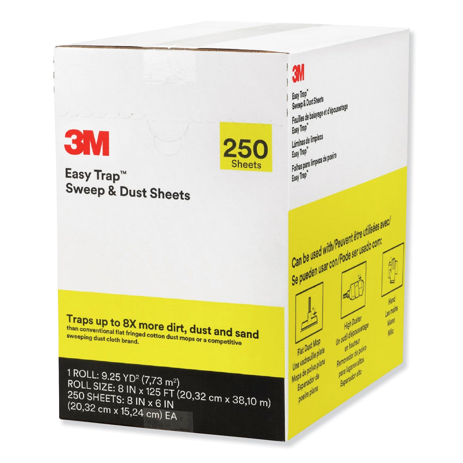 C-Duster Sheets 8X6X125Roll 250 Sheets