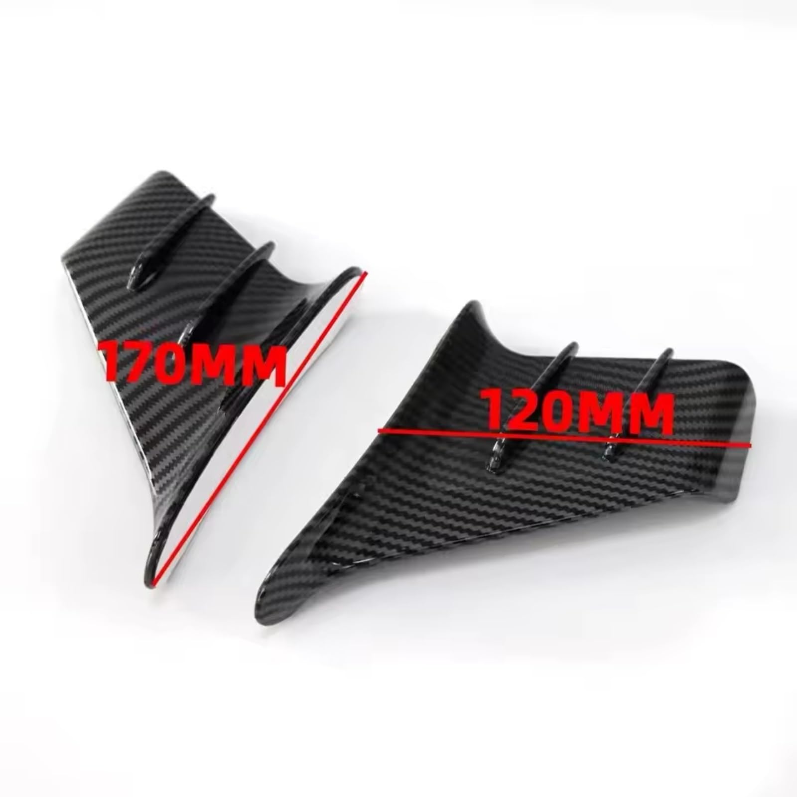 Alette Per Moto Compatibile Con Per H2 Moto Per Ala Deflettore Spoiler Carenatura Aletta Laterale Componenti Aerodinamici