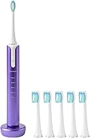 Vista 7 de Soniclean Lux Sonic - Cepillo de dientes para adultos, 6 cabezales de cepillo de dientes, recargable, automático, recambios, aguamarina