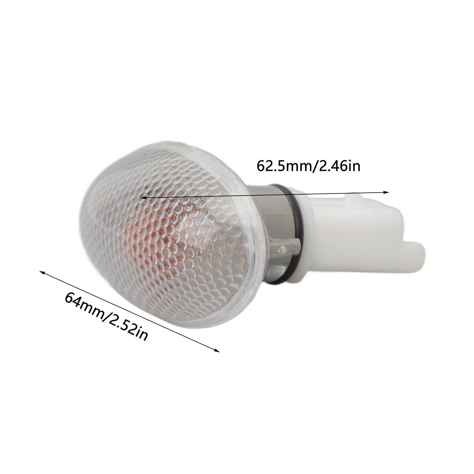 Clignotant Latéral,Lot de 2 feux de position latéraux 12 V 632574 de remplacement pour modèles 206, 407, 607 LED, Garde-boue avant Feu de signalisation latéral Montage de lampe de signal de tournage