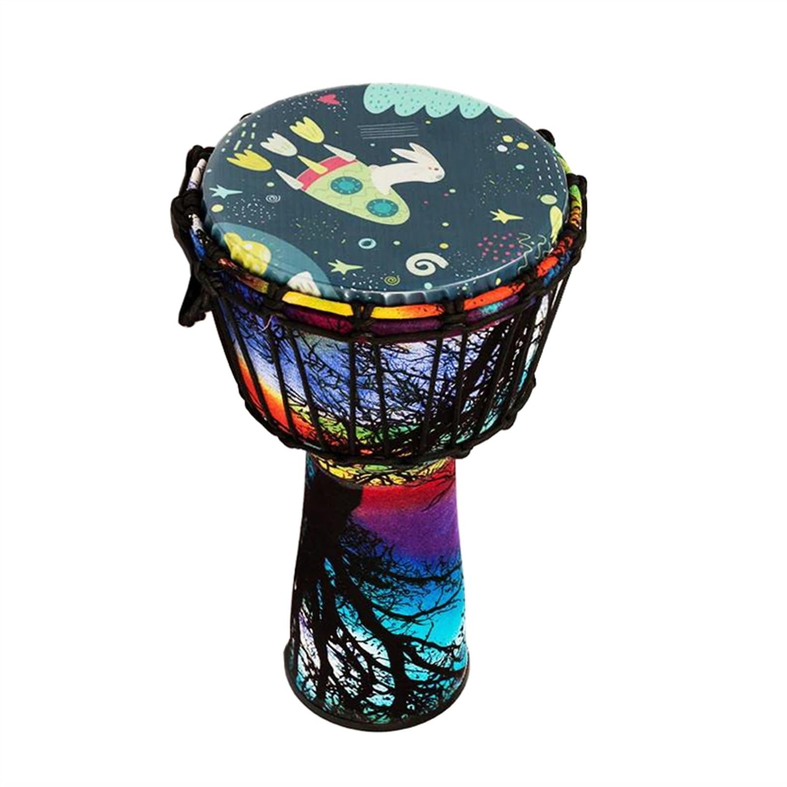Tambor Djembe De Tambor De África Occidental De 8,5 Pulgadas Para Instrumento De Tambor Pequeño Principiante Instrumento Tambor Africano (Color : B)