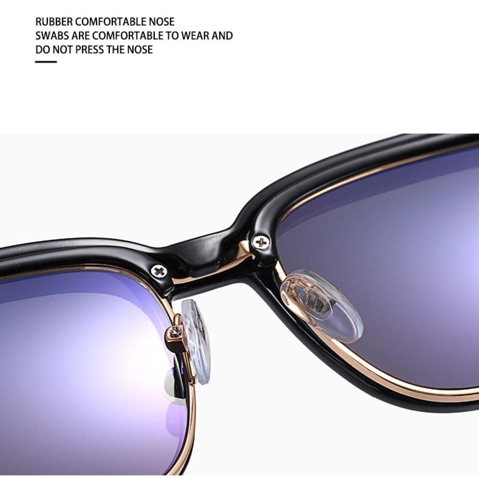 Gafas de sol retro para hombre y mujer con montura UV400