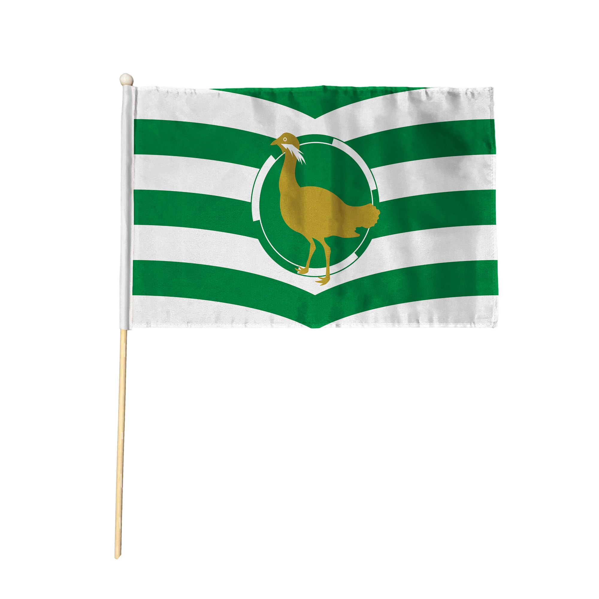 Flagtex Wiltshire New Hand Waving Flag (9x6 Inch) - Premium Wooden Stick Hand Flag 9x6 Inch Natural Wood Pole Wilts County Flag Current Design Events Parades — image 1