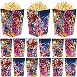 YOPENMOUNE 20Pcs Mario Popcorn Boxes Mario Birthday Party Supplies for Mario Themed Birthday Party Decorations