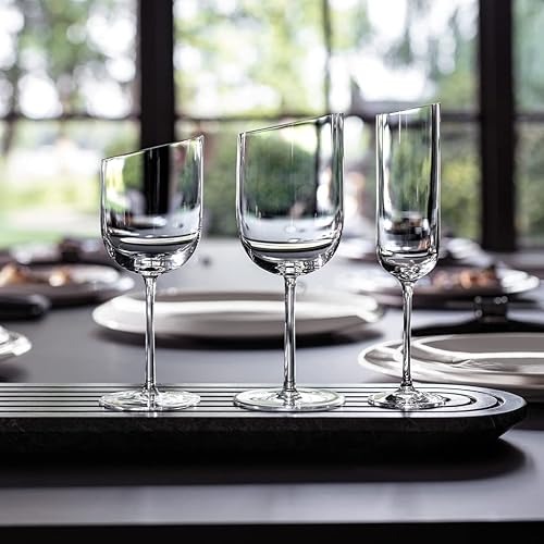 Miniatura 2 de Villeroy & Boch New Moon - Juego de 4 piezas, elegante, moderno champán, cristal de cristal, transparente, apto para lavavajillas, 5.7 fl oz