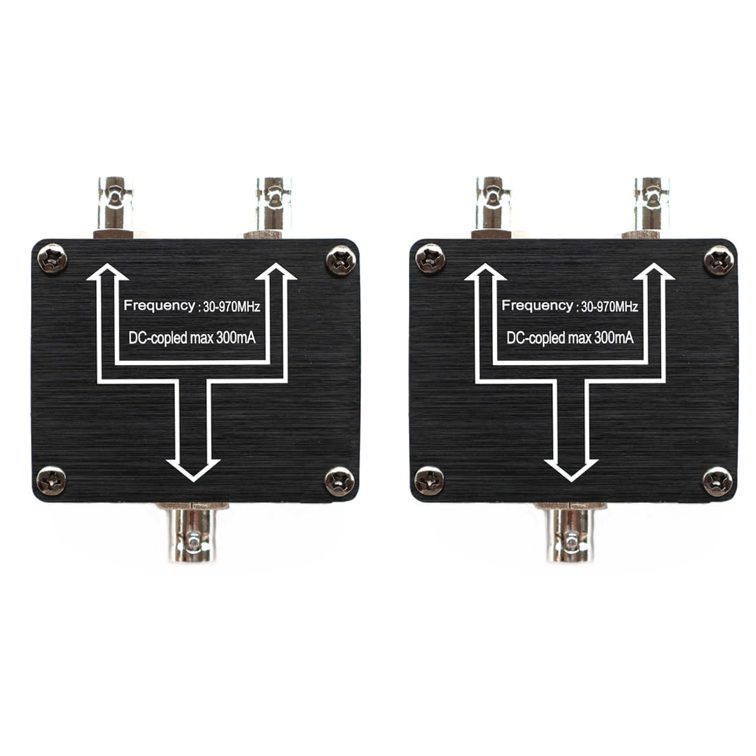 PALPEAL 2 Way Passive Antenna Splitter,Antenna Combiner,Antenna Allocation Divide RF Signal for UHF Wireless Microphone Antenna Distribution System,BNC Port