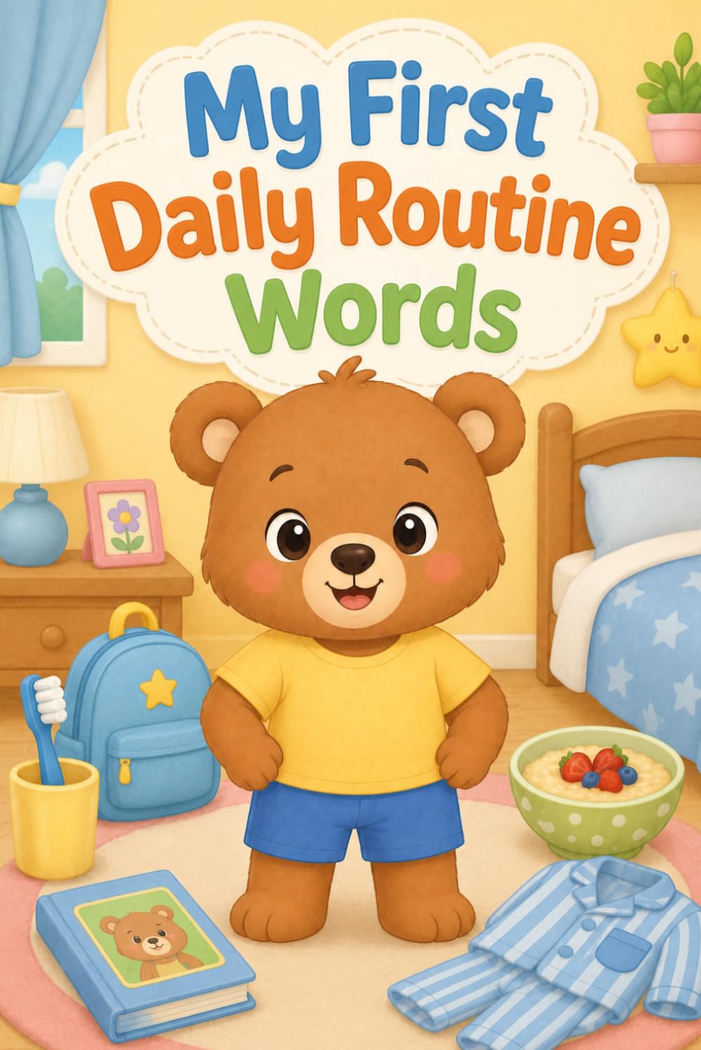 My First Daily Routine Words: Toddler Daily Routine Vocabulary Book for Ages 2-5 | Cute Preschool Habits, First Words and Early Learning for Kids (My First Words Collection)