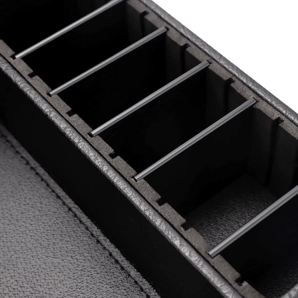 Barber Storage Box,Hairdressing Tool Holder, Multifunctional Detachable Large Storage Box, Shear Holder PU Leather Salon Scissors Holder, Hair Cutting Tools Storage Case for Barber Accessories(Large)