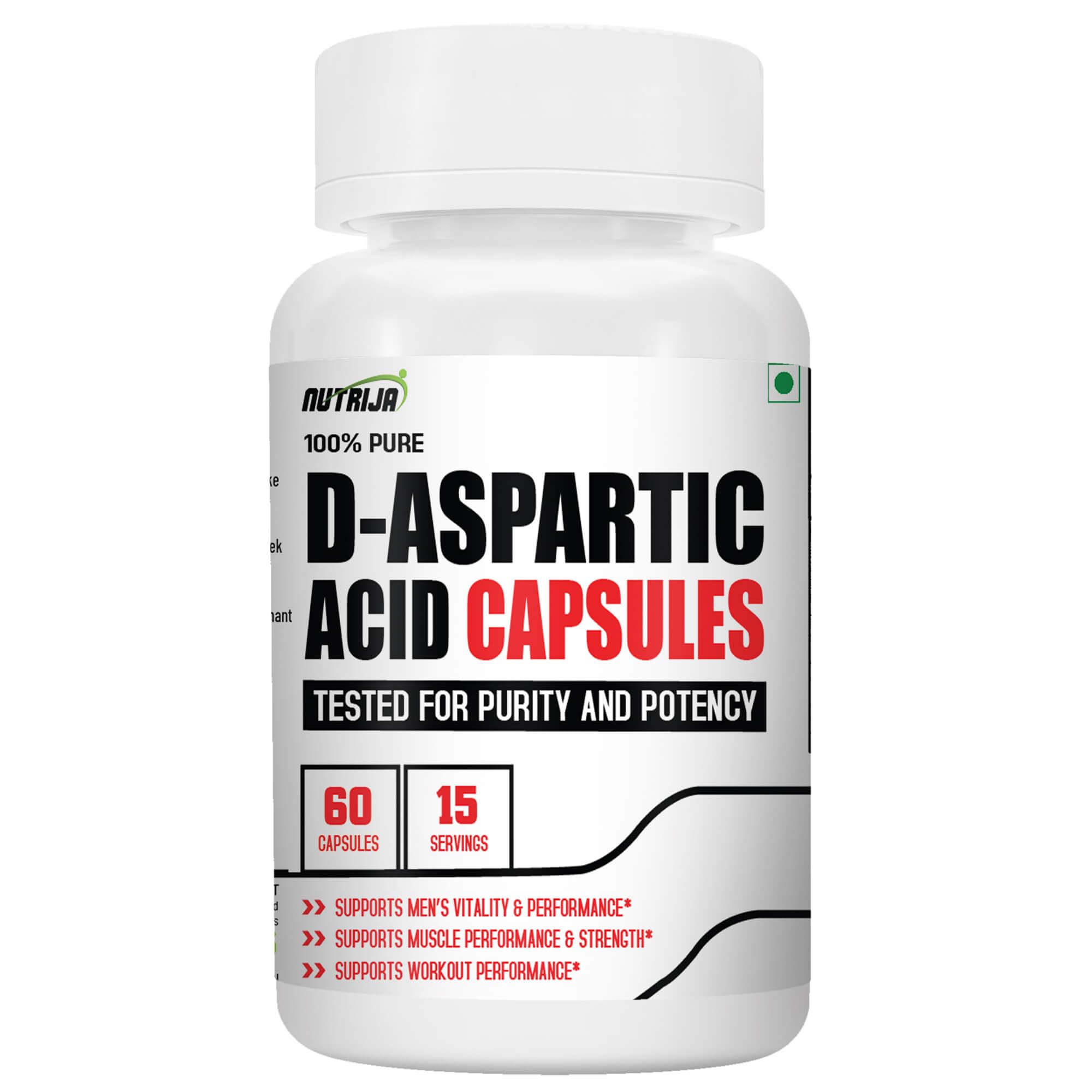 NutriJa D-Aspartic Acid (DAA) Supplement - 60 Capsules-image-12