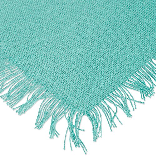 DII Table Runner, Cotton, Aqua, Table Runner, 14x108" - Image 3
