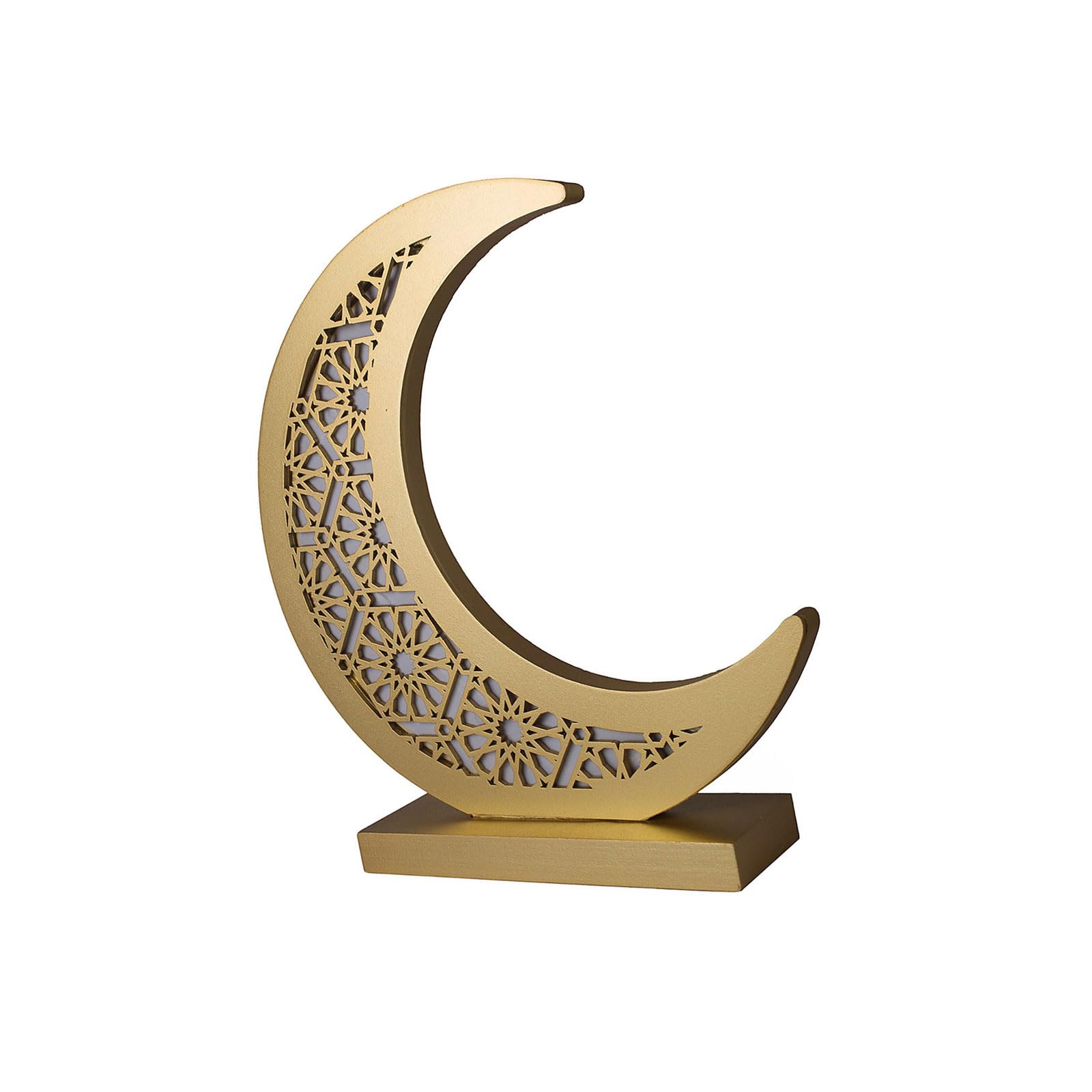 APGLSXY LED Home Decorative Light Moons Shape Muslims Light Desktop Decoration with Soft Glowing Texture for Home Warm Moons Party Lighting