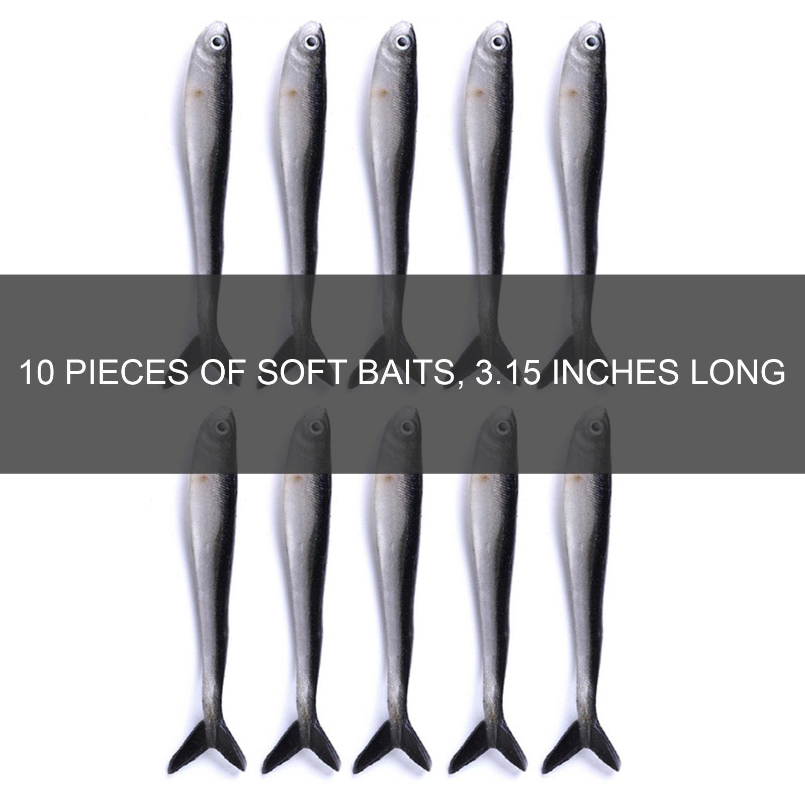 バス釣りワーム50袋➕オマケ plusnao ソフトワーム ソフトルアー 50個セット 8cm バス釣り