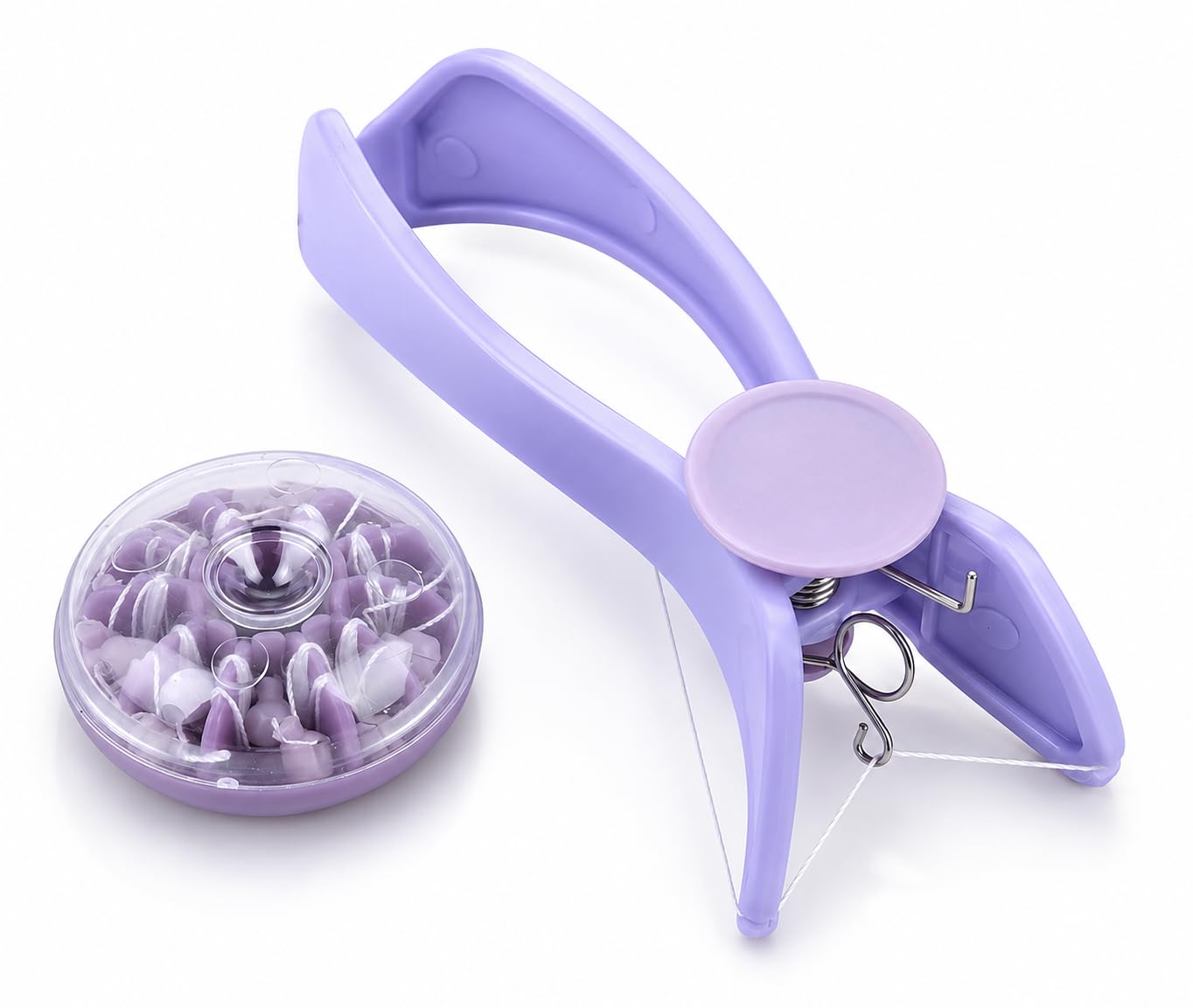 SILIQUE Eyebrow Threading Tool for Women | Facial Hair Remover Threading System with 6 Extra Threads | Portable Eyebrow Hair Removal Tool for Upper Lip, Chin & Face | Easy DIY Beauty Tool-image-32