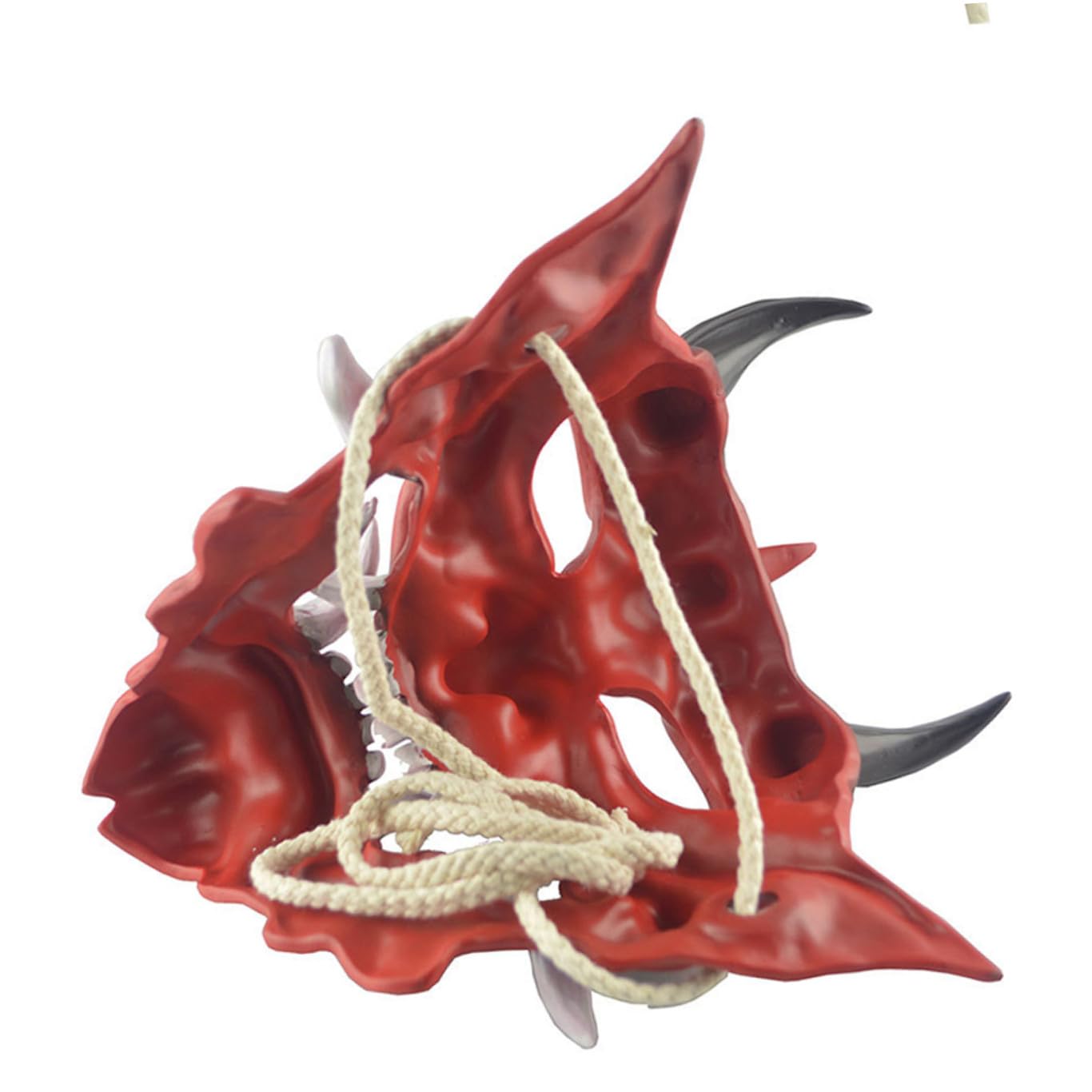 TOYANDONA 1pezzi Maschera Halloween Spaventosa Maschera Da Diavolo in Plastica Resistente Per Feste Halloween Decorazioni e Costumi
