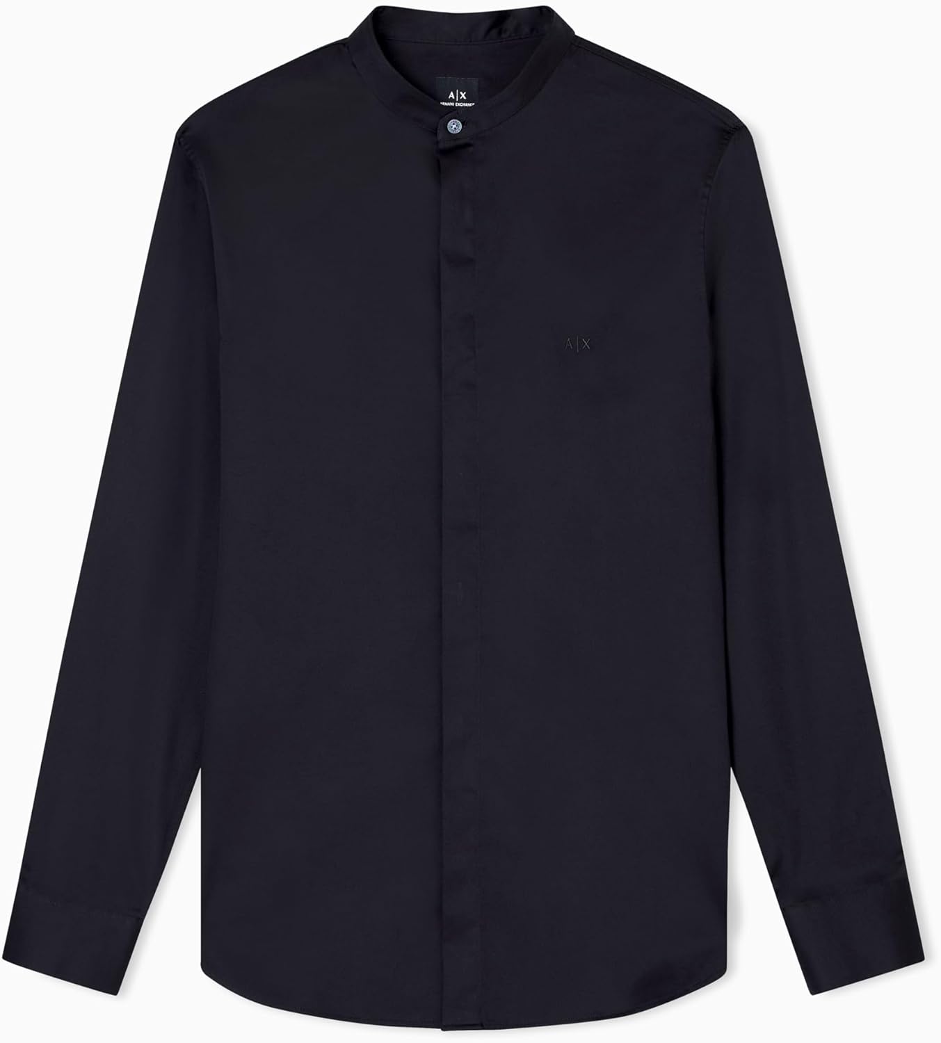 Armani Exchange Mens Tight Collar Woven Shirt