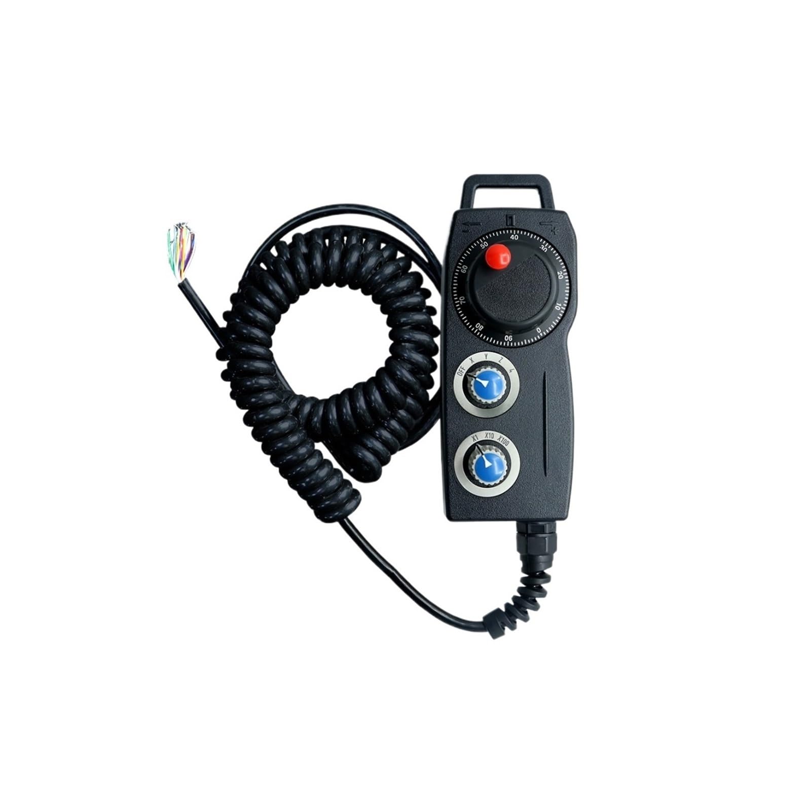 JWSEO Manual Pulse Generator 4/6 Axis Pendant Handwheel 5V 5V-24V Controller(YZK9-L100-61)