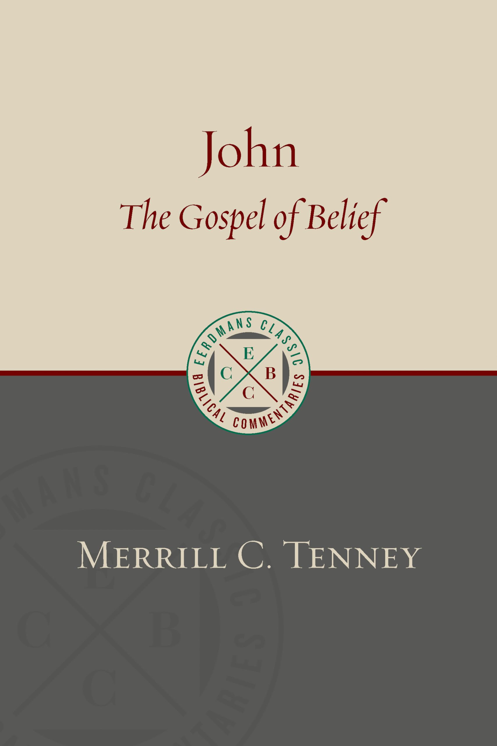 John: The Gospel of Belief: An Analytic Study of the Text (Eerdmans Classic Biblical Commentaries)