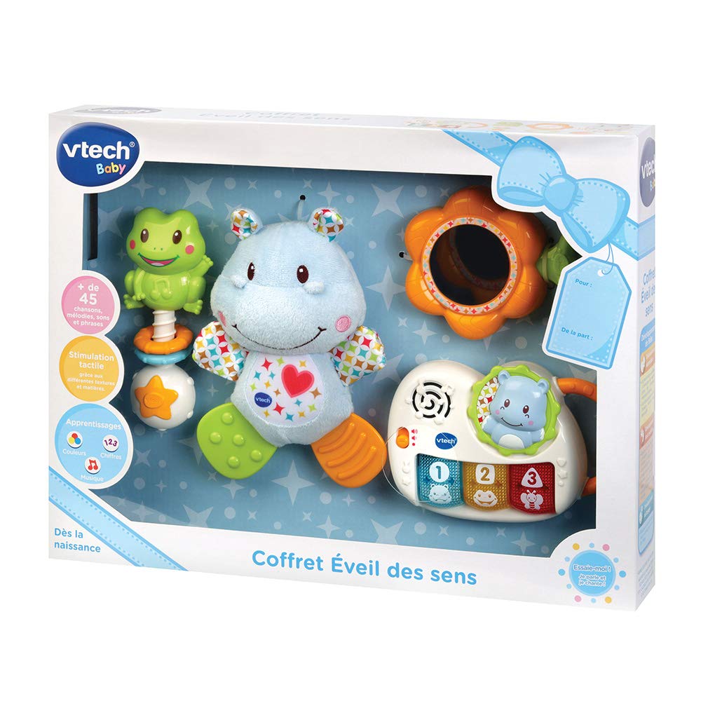 Coffret naissance Vtech Baby Eveil des sens Bleu