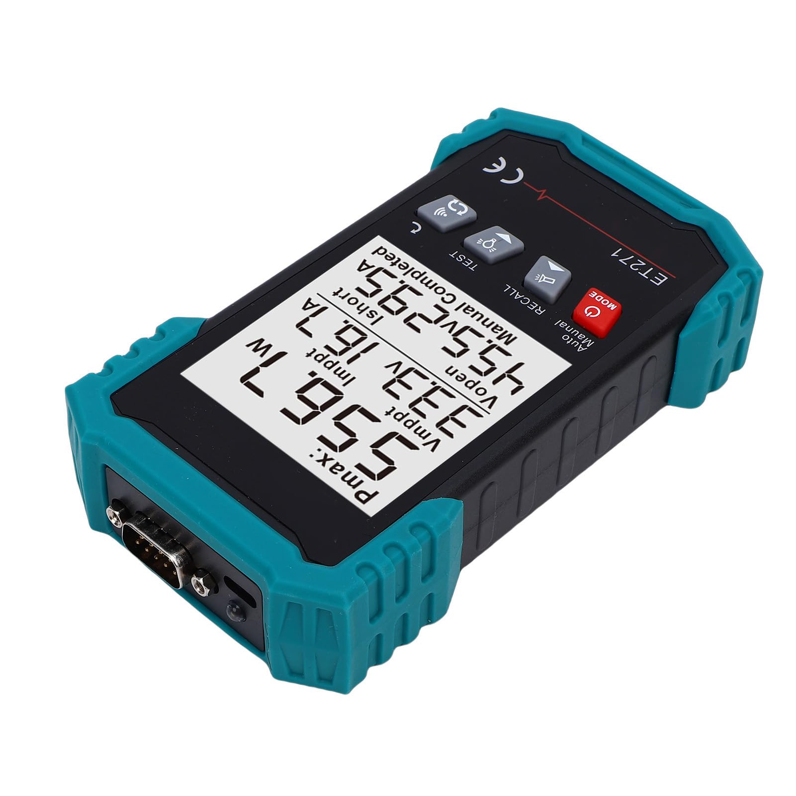 Tester per Pannelli Solari, Analizzatore Fotovoltaico MPPT con LCD Retroilluminato da 3,2 Pollici, Archiviazione Dati 2000 W 90 V 40 A e Range Automatico per Tecnici Fotovoltaici per Uso
