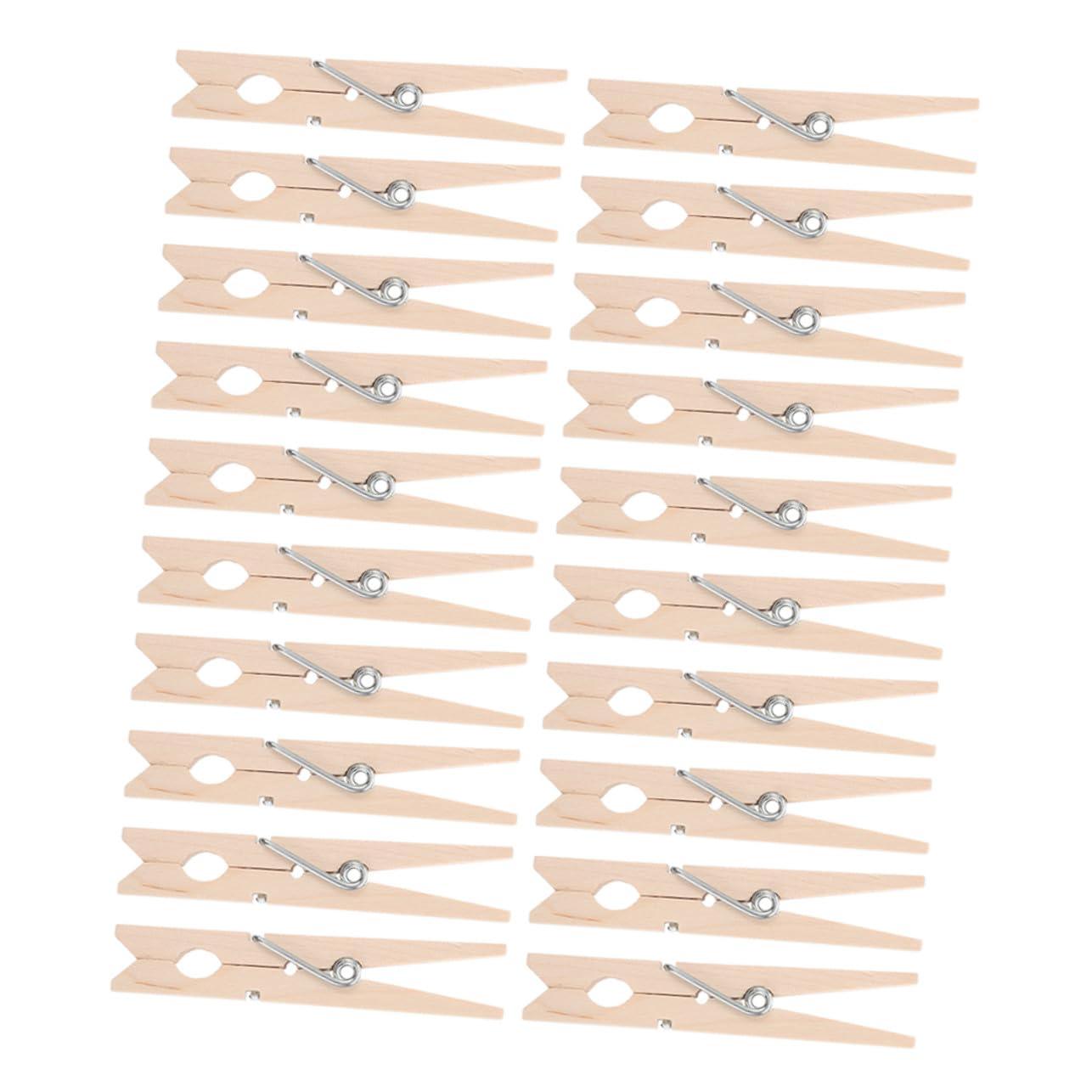 70 Piezas Pinzas de Madera Naturales para Colgar Ropa y Manualidades Clips Resistentes al Viento para Calcetines Toallas Fotos y Notas de Unidades Diseño Compacto y Acabado sin