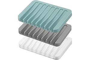 Self Draining Soap Dish, Waterfall Soap Holder Preserver