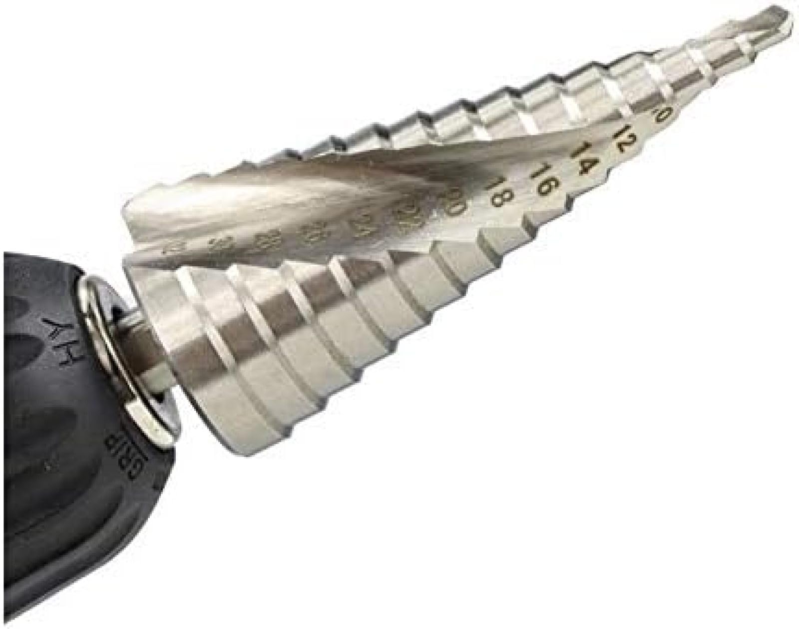 Wiertło Stopniowe, Wiertła Do Metalu, Wiertło Stopniowe Z Węglików Spiekanych HSS 4-32 Mm 6-60 Mm Wiertło Stopniowe Rowek Spiralny Wiertło Pagoda Trójkątny Uchwyt Dłuto Wiertarka Stożkowa Stopniow
