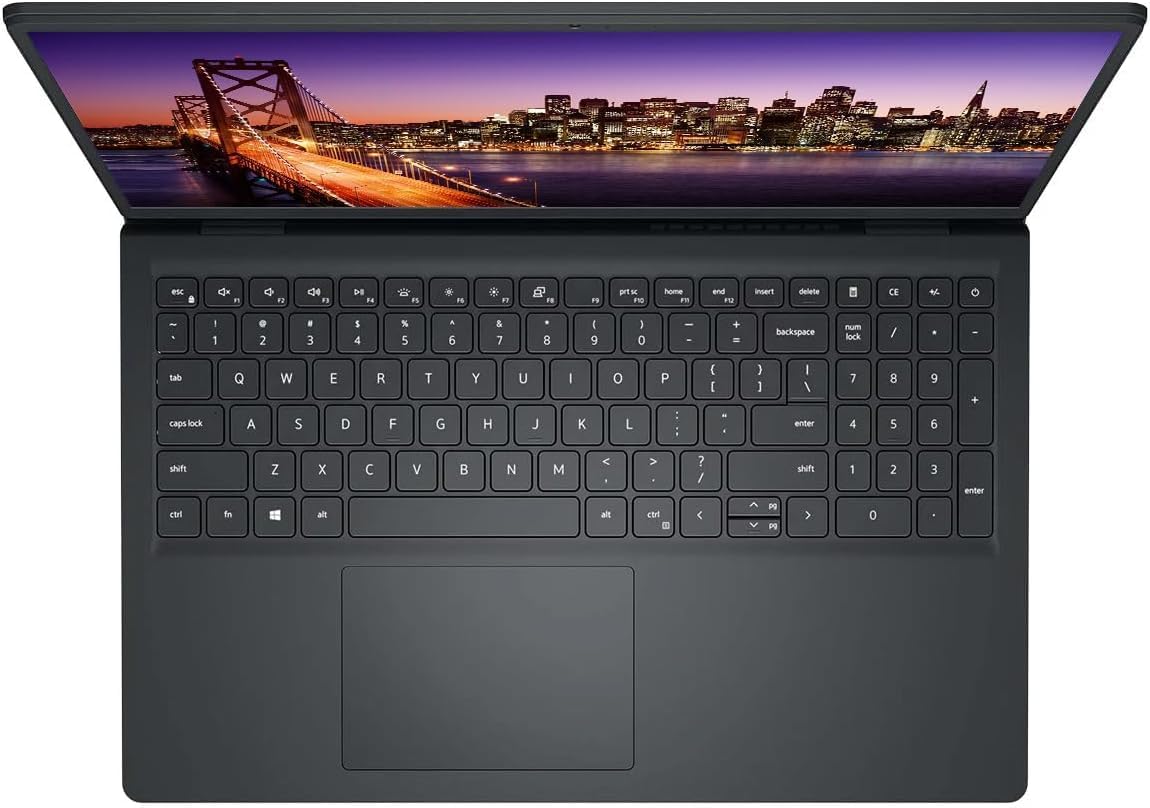 Dell Inspiron, 15.6" FHD Business Touch Laptop, 40GB RAM 2.5TB Storage (2TB SSD+512GB Docking Station Set), AMD Ryzen 7 7730U (Up to 4.5 Ghz), Windows 11, Numeric Keypad, SD Card Reader, Black