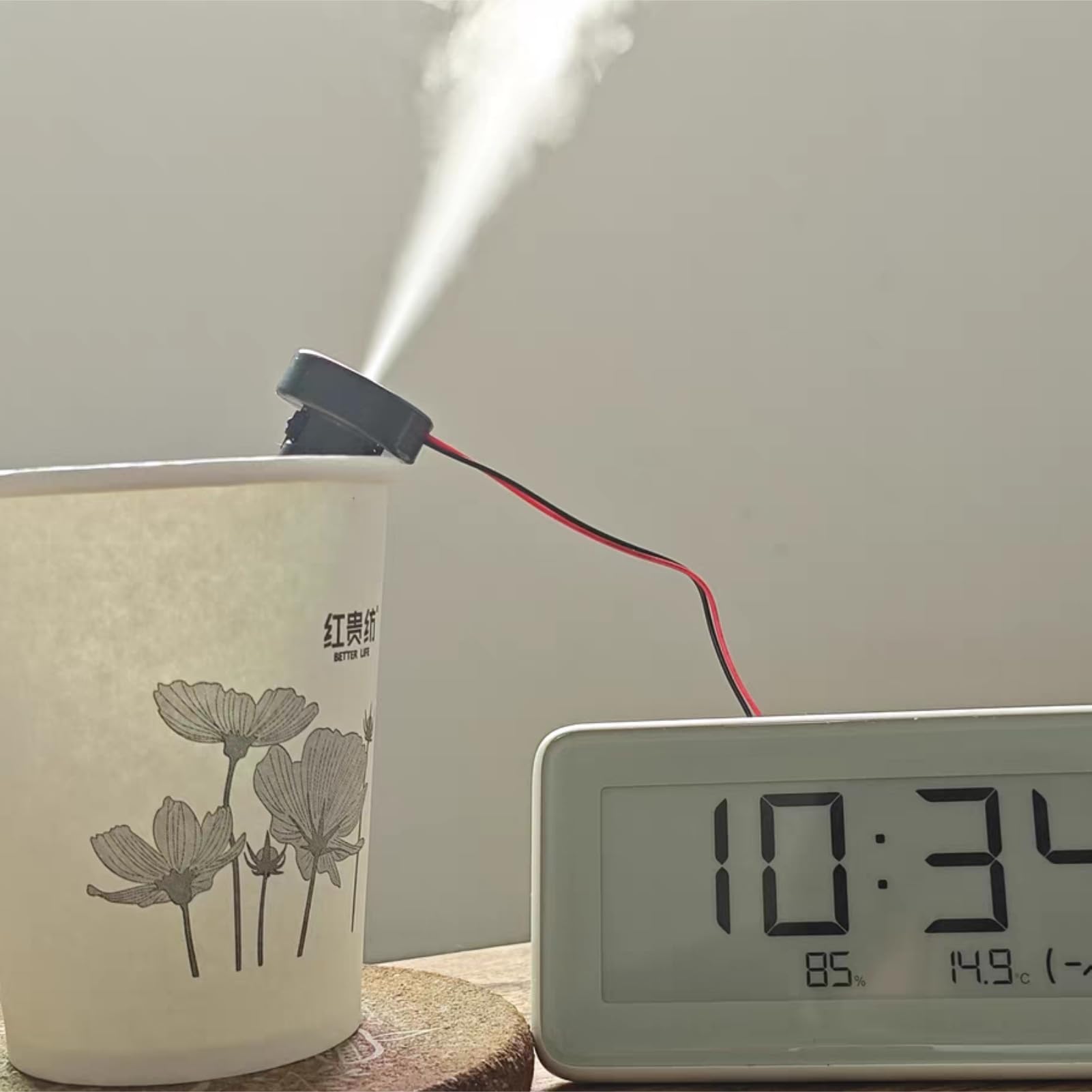 Modulo Umidificatore USB A 5V Con Piastra Ad Atomizzazione 740 Fori - Per Casa E Ufficio, Con Timer - Foto 12