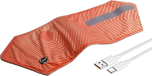 topfeel Almohadilla térmica USB para aliviar el dolor, almohadilla térmica de viaje de 5 V para automóvil, 3 niveles de calefacción con apagado