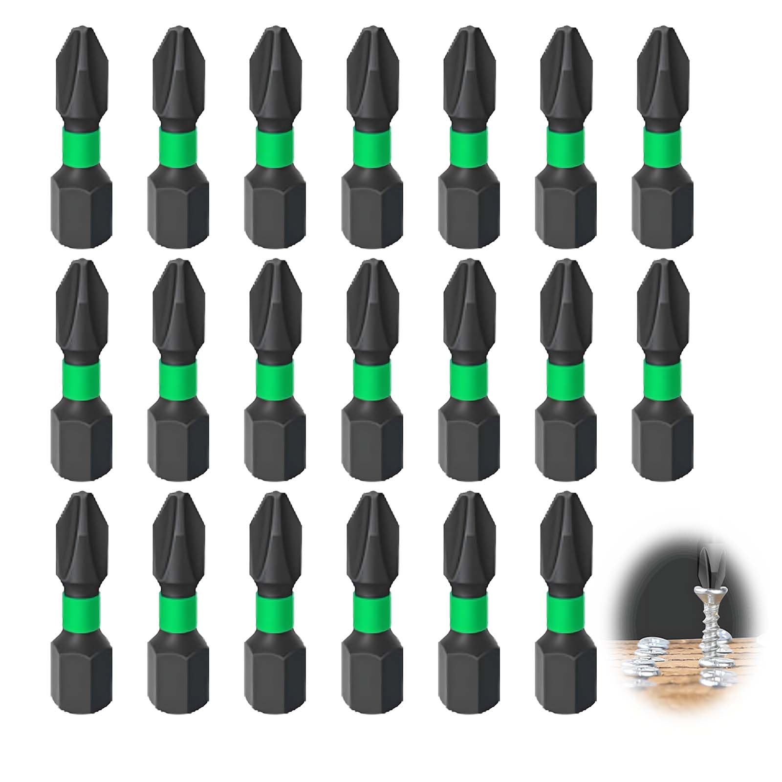 20pcs Interesting Cross Bits for Electric Drill