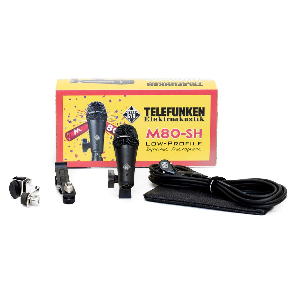 Amazon.com: TELEFUNKEN M80-SH-FBA XLR Microphone : Musical Instruments