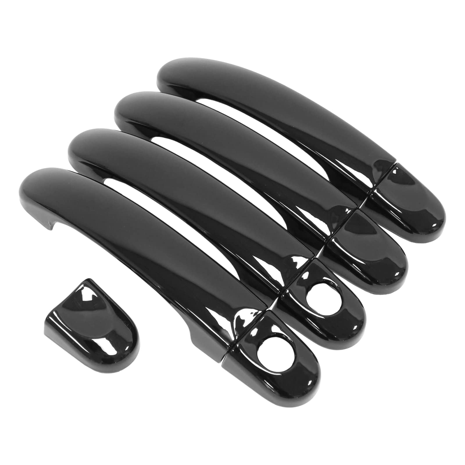 Odfsf Car Exterior Door Handles For Caddy Mk3 Mk4 Multivan Transporter T5 T6 Mk5 Mk6,Door Handle Cover Protector Anti-Scratch Outside Door Handle