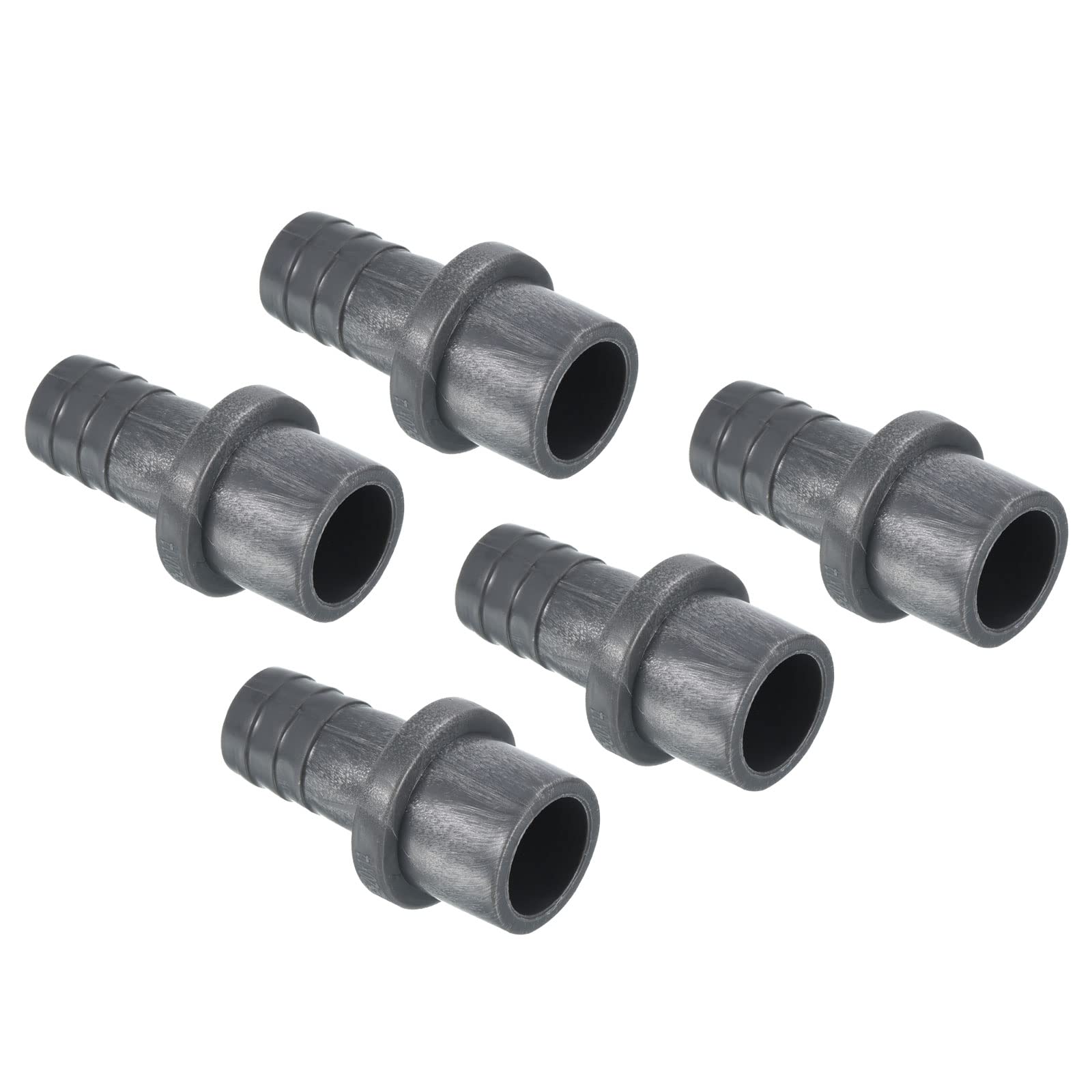 PATIKIL UPVC Reductor Tubo Montaje 32mm OD 25mm Púas, 2 Paquetes Rectos Acoplamientos Adaptador Conector, Gris — view 29