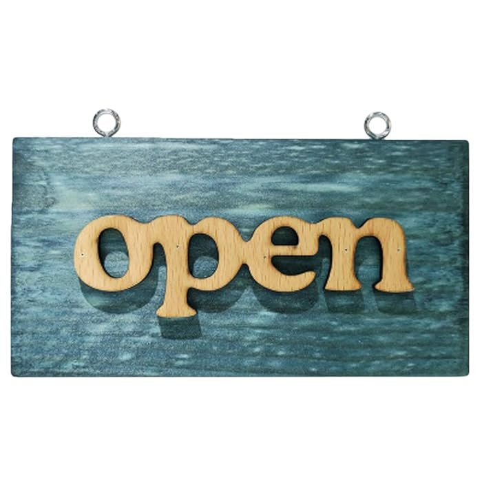 Buy SUPVOX Wooden Open Sign Door Open Sign Open Sign Hanging Board Front Door Signs Open Sign