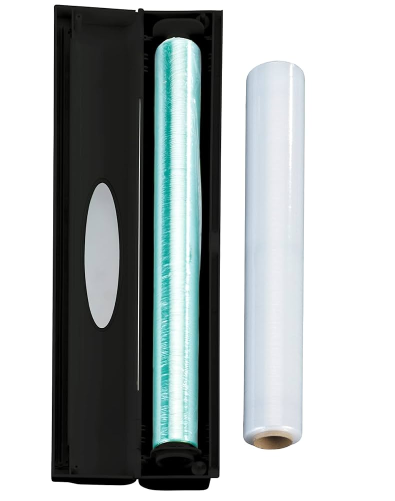 Dévidoir Coupe-film Alimentaire Orssmigs - Distributeur Avec Lame Inox Pour Film étirable Et Aluminium - Ventouses Incluses - Pour Cuisine