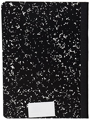 School Smart Hard Cover Composition Book, Unruled, 9-3/4 X 7-1/2 Inches, 100 Sheets #TOP1