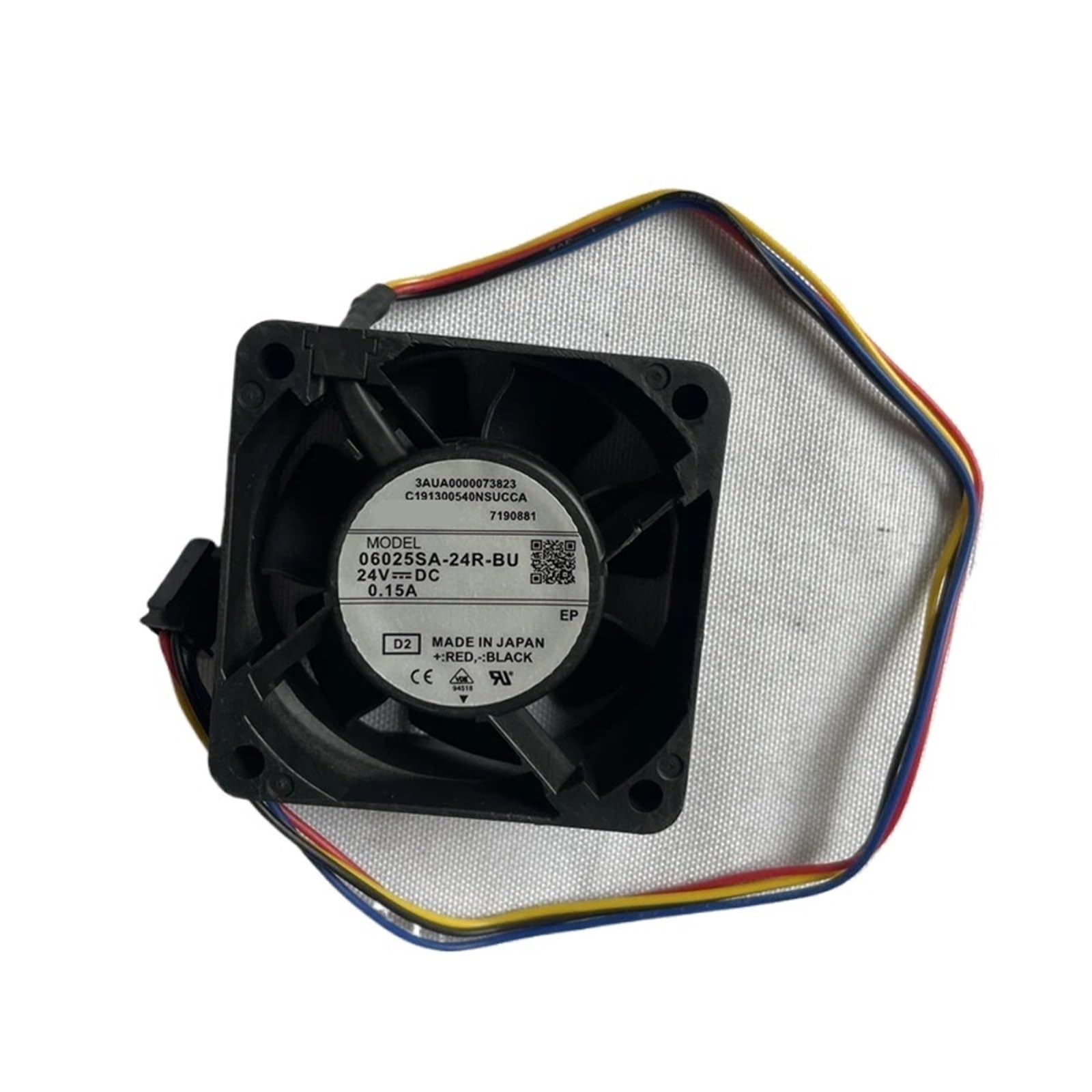YMUGUEGH 60x60x25mm 06025SA-24R-BU 24VDC 0.15A 880 6025 Cooling Fan