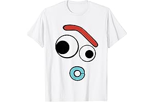 Pixar Toy Story 4 Forky Large Surprised Face T-Shirt