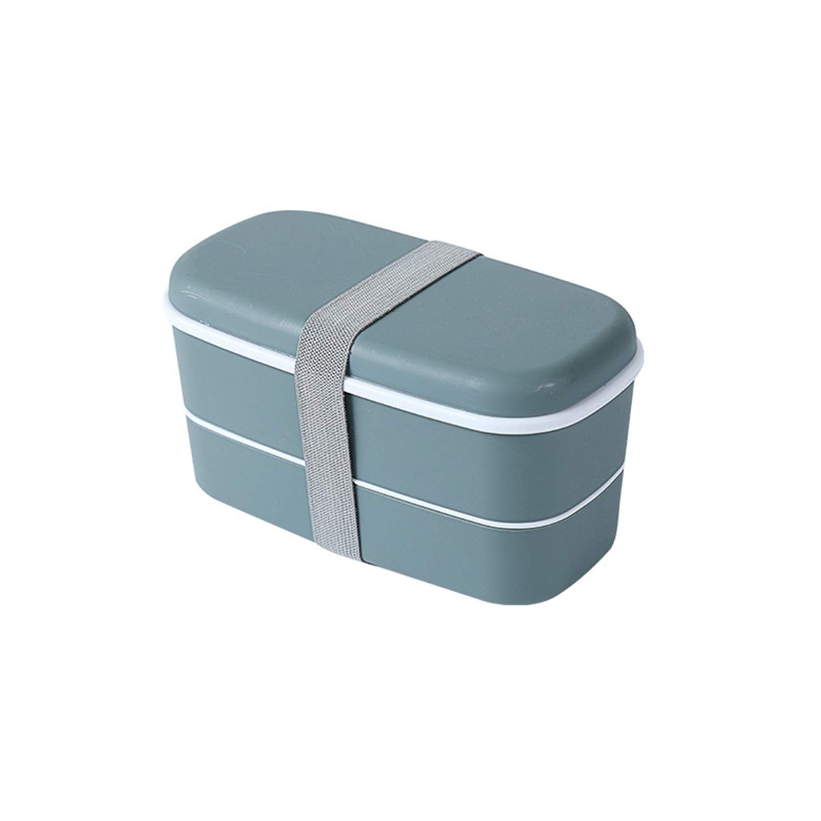 Boîte à lunch pour le stockage des aliments, double couche en plastique avec compartiments pour conserver la fraîcheur, idéale pour une utilisation au réfrigérateur