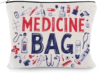 Nurse Practitioner Gifts for Women Medicine Storage Bag for Travel Makeup Bag to Women Pharmacist Patient Pill Organizer C...
