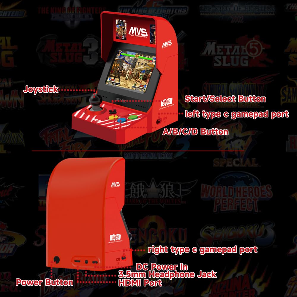 Amazon.com: NEOGEO MVS Mini Arcade Console - 45 Preloaded Classic