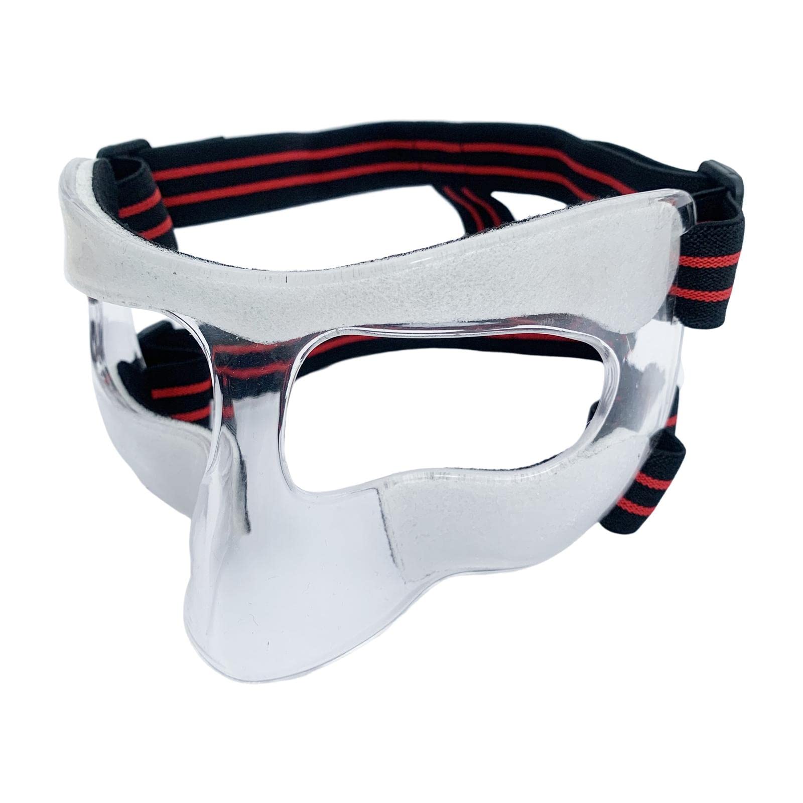 Baoblaze Maschera da Basket, Protezione per Il Naso per Lo Sport, Cinturino Regolabile, Protezione per Il Viso da Caso, Protezione PE