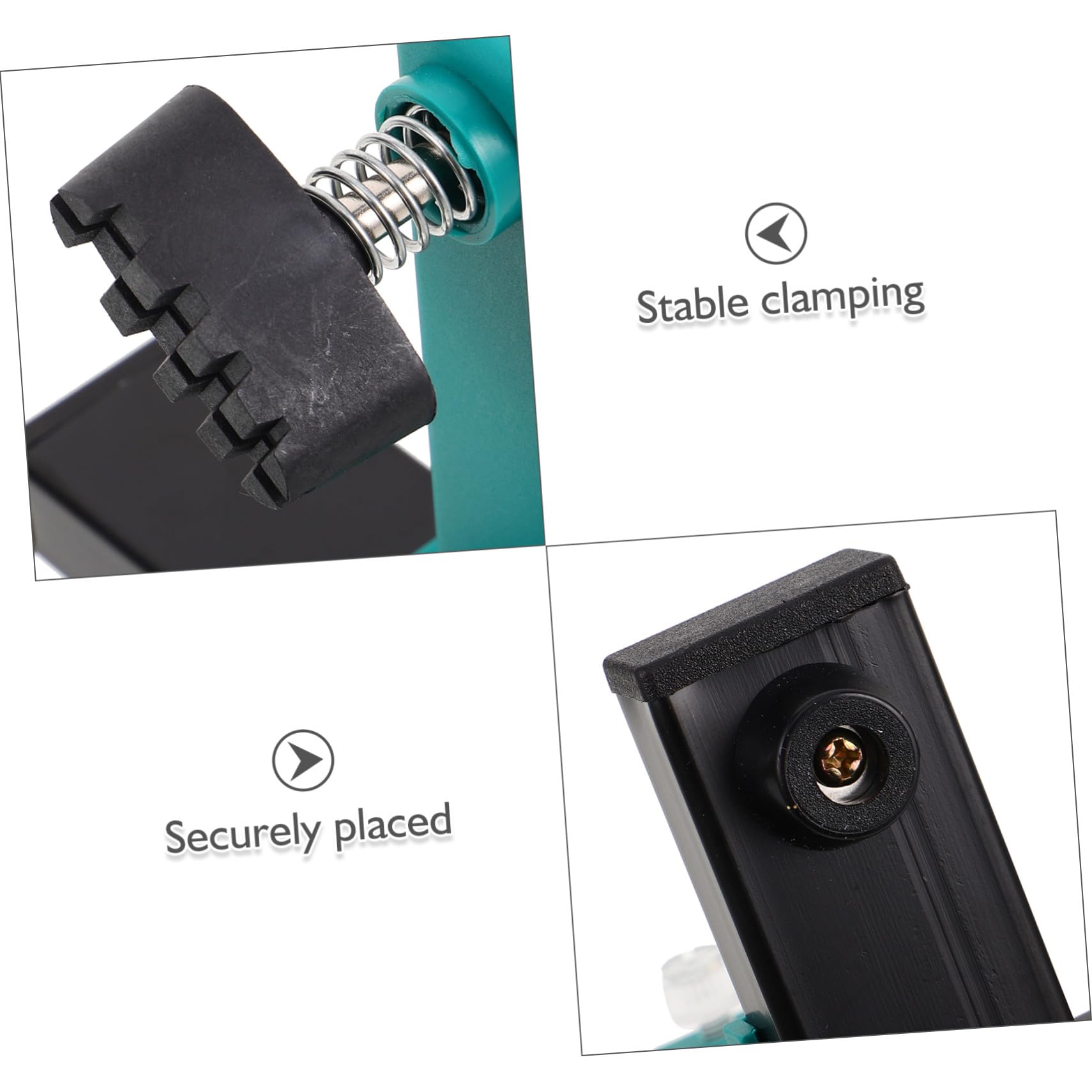 Alipis Soporte Ajustable para Soldadura de Placas Pcb Base Estable con Clip Seguro para Reparación Electrónica Compacto y Portátil para de Circuitos