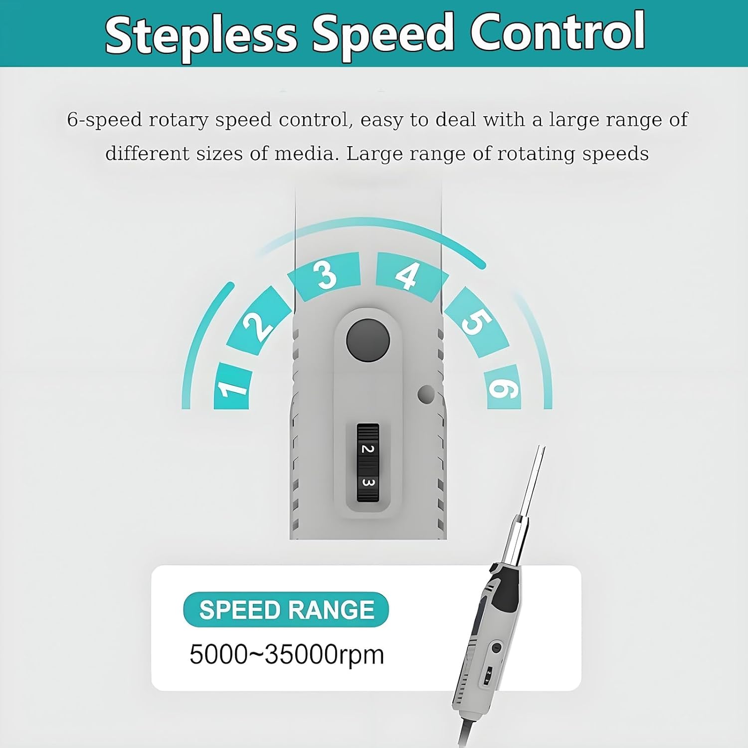 Laboratory High Speed Dispersing Homogenizer with Stand 6 Adjustable Gears 0.5-250ml High Shear Lab Mixer Emulsification Machine for Cosmetics/Food Industry(Charge,10MM)