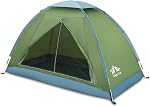 Night Cat Tente de conditionnement pour 1 2 Personnes Camping Tente pour Adultes Scouts Enfants Imperméable Chambre légère Compact avec sac de transport