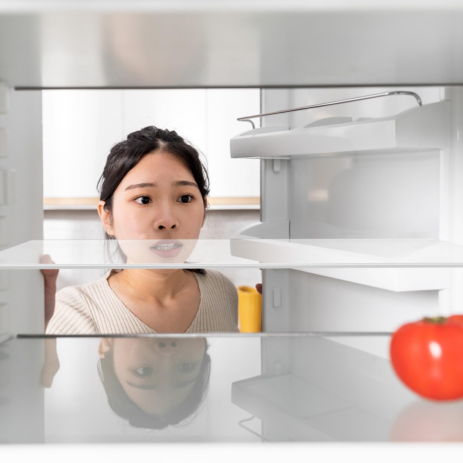 Divisorio Frigo in Vetro Temperato, 1 Pezzo, Separatore Interno