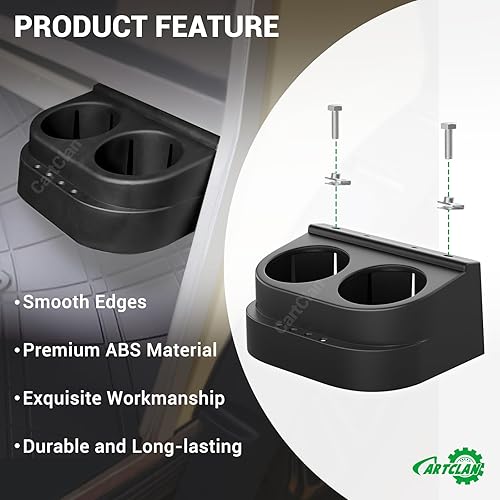 Miniatura 5 de CartClan Club Car DS Cup Holder Kit Dual for 1993-Up Golf Cart OEM# 1016811 101708301