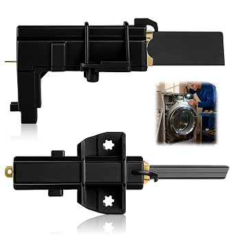 2Pcs Washing Machine Motor Carbon Brushes OE49018683 for Hoover Candy